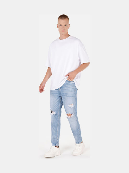 Herren Jeanshose mit Lose Tapered Anwendung Blau