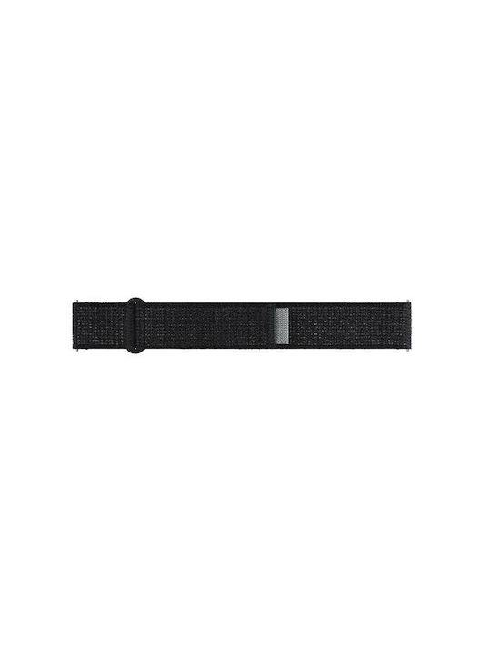Samsung Strap Fabric Black (Galaxy Watch4/5/6/7/FE/4 Classic/6 Classic/5 Pro)