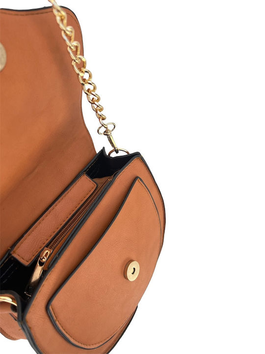 Damentasche Schultertasche Tabac Braun