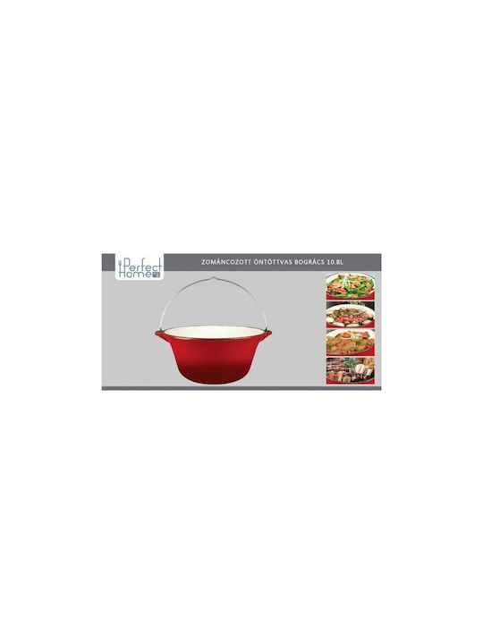 Cauldron Pot Cast Iron Enameled 10.8 L Perfect Home