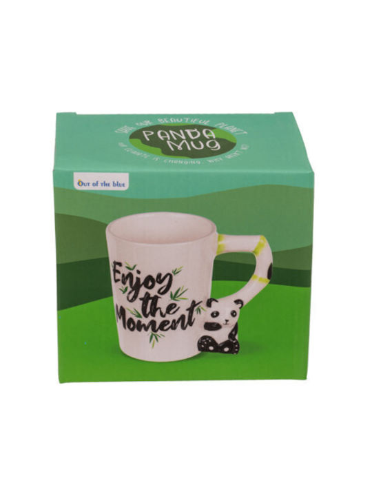 Out Blue Stoneware Mug Panda