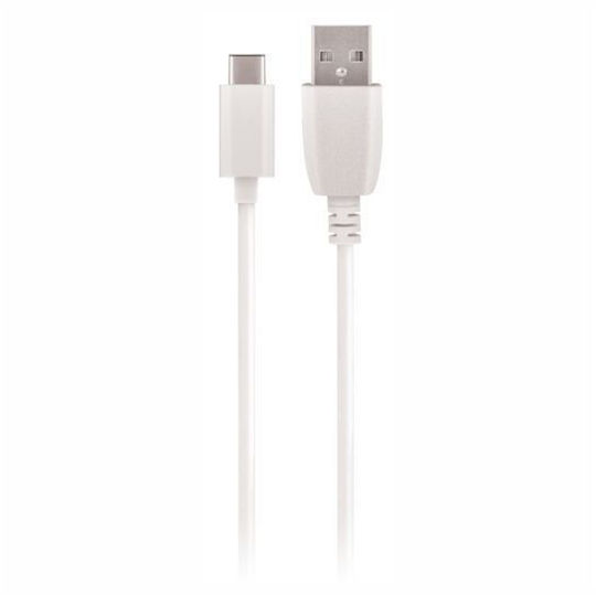 Maxlife Φορτιστής με Θύρα USB-A και Καλώδιο USB-C Λευκός (MXTC-01)