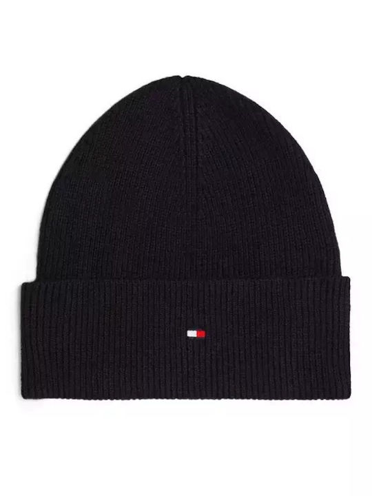 Essential Flag Beanie Beanie Knitted in Black color