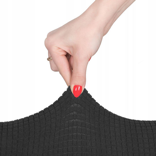 Husă Elastică Scaun Negru 45x60cm 1buc