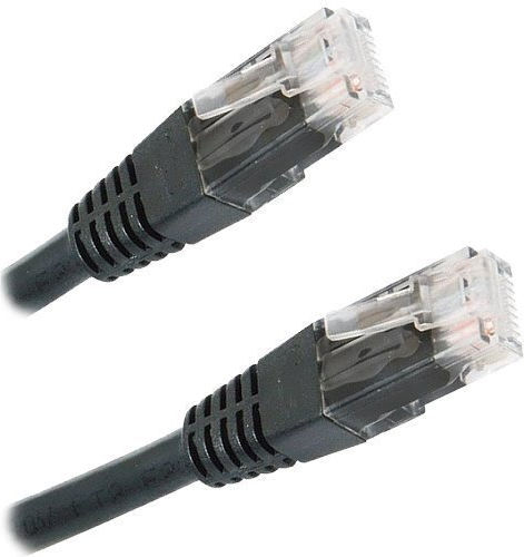 Lynx U/UTP Cat.6 (Gigabit) Καλώδιο Δικτύου Ethernet 2m Μαύρο