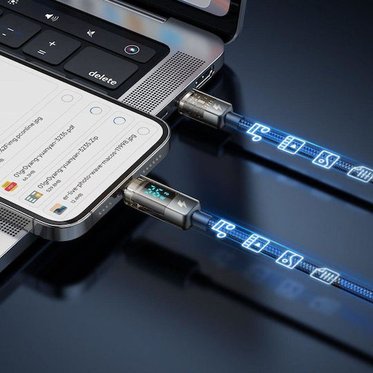 Mcdodo USB-C to Lightning Cable 36W Μαύρο 1.2m (066771)