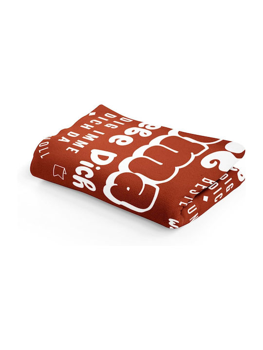 Fleece Decke Couch 130x180cm Rot