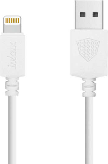Inkax USB-A to Lightning Cable Λευκό 3m (41230)