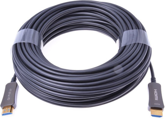 PremiumCord HDMI 2.0 Premium High Speed 4K 60Hz HDR Cable HDMI male - HDMI male 20m Μαύρο