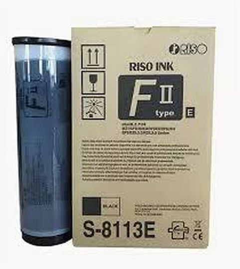 Riso Original Paket mit 2 InkJet Druckerpatronen Schwarz (S-8113E)