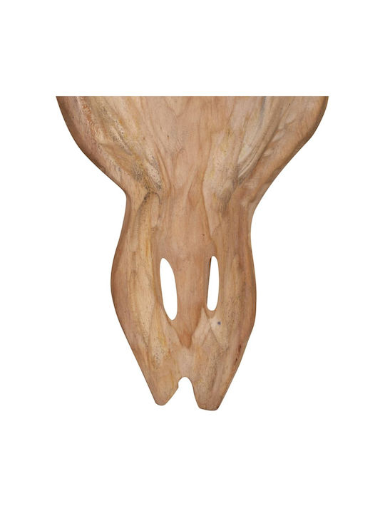vidaXL Handmade Brown Wooden Wall Decor 69x6x60cm