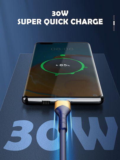 Ldnio Regular USB 2.0 to micro USB Cable Λευκό 2m 1τμχ
