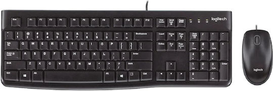 Logitech MK120 Tastatur & Maus Set Skandinavisch