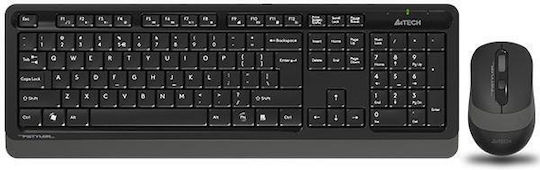 A4Tech FG1010 Ασύρματο Σετ Πληκτρολόγιο & Ποντίκι Αγγλικό US