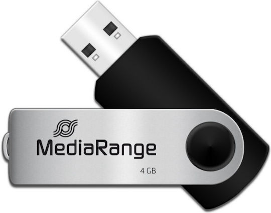 MediaRange 4GB USB 2.0 Stick Black