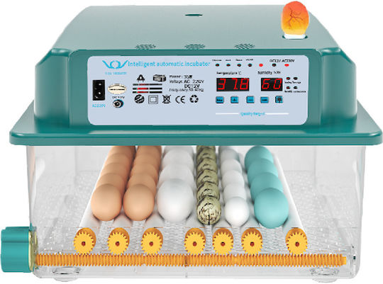 Automatic Egg Incubator 36 Eggs with Atomization System & Automatic Water Supply Bases