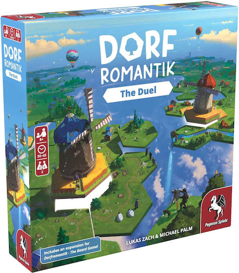 Επιτραπέζιο Παιχνίδι Dorfromantik Duel για 2 Παίκτες 8+ Ετών (EN) Pegasus Spiele