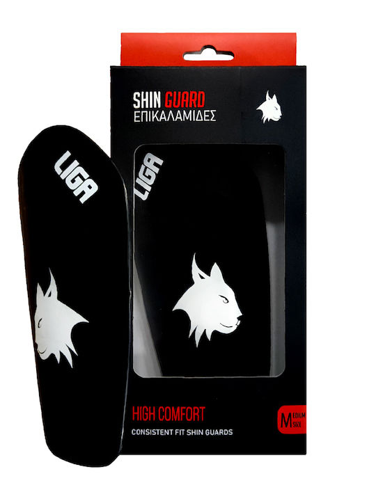 Liga Sport Adults Soccer Shin Protectors Black SG-20-BLA