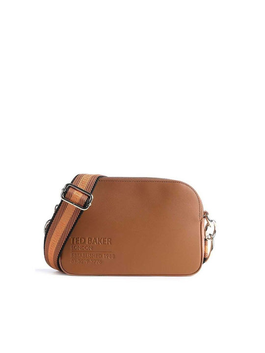 Ted Baker Leather Women's Bag Crossbody Tabac Brown