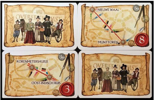 Board Game Ticket to Ride: Amsterdam for 2-4 Players 8+ Years Old (EN) Asmodee