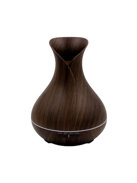 Keskor LED Aromatherapie-Diffusor mit Timer Braun 550ml 76011-1