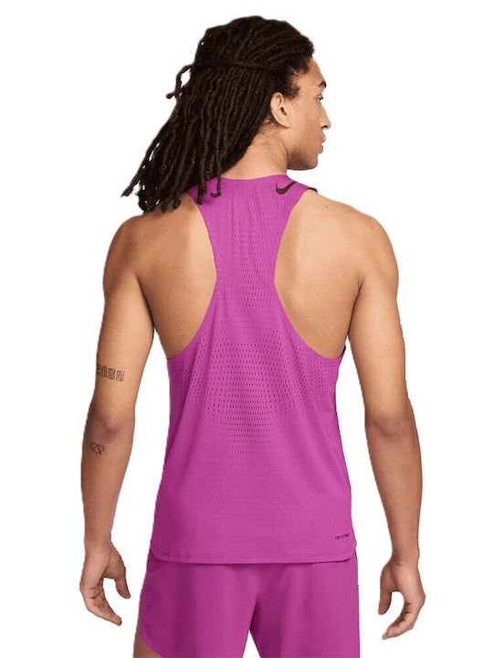 Nike Aeroswift Singlet Bluză Hot Fuchsia/Black