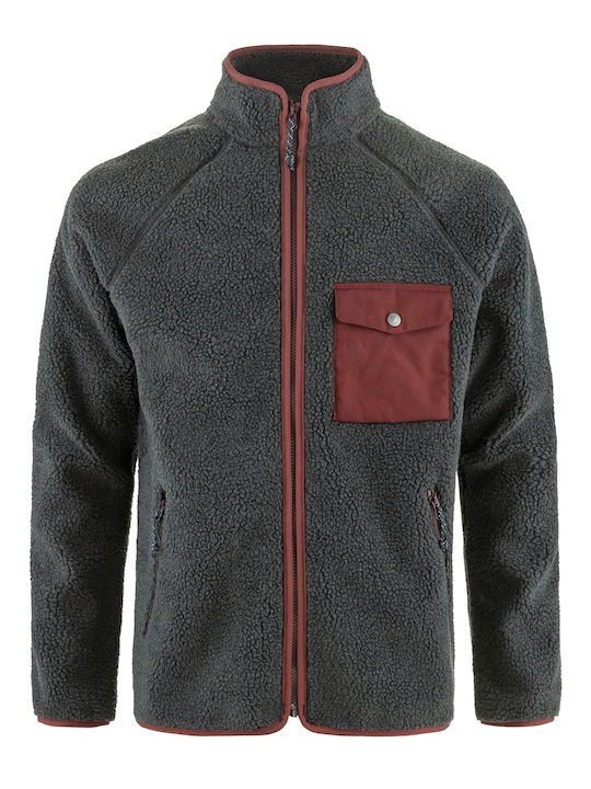 Vardag Ανδρική Ζακέτα Fleece Γκρι