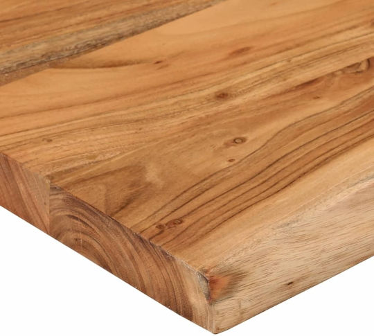 Ράφι Live Edge Καφέ 50x40x2.5εκ.