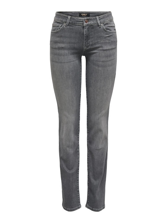 Only Women's Jean Trousers in Loose Fit Grey