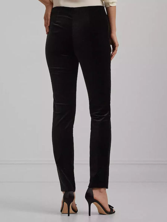 Ralph Lauren Women's Chino Trousers in Regular Fit Black