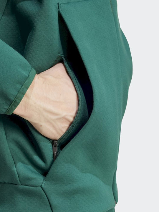Z.N.E. Green Hooded Cardigan