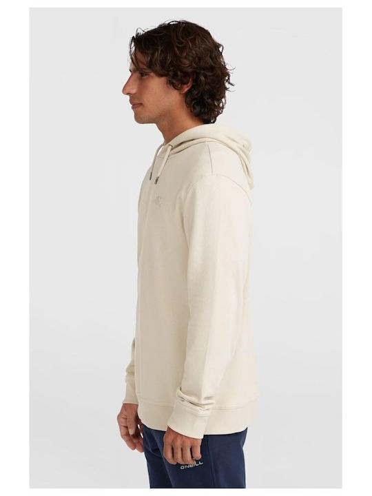Sweatshirt with Hood Beige