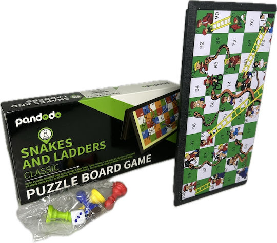 Επιτραπέζιο Παιχνίδι Snake & Ladders για 2 Παίκτες 6+ Ετών (EN) ToyMarkt