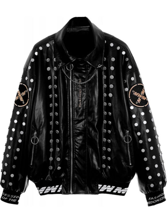 Damen Bikerjacke BLACK