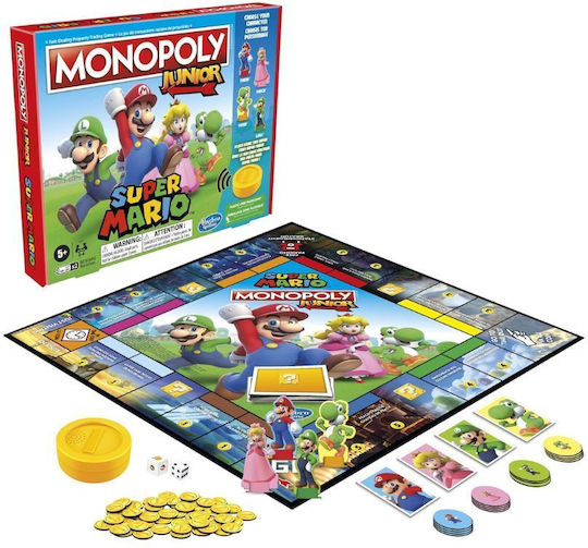 Brettspiel Monopoly Junior Super Mario für 2-4 Spieler 5+ Jahre Hasbro