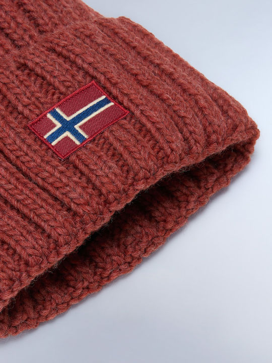 Semiury Beanie Γυναικείος Σκούφος Πλεκτός σε Λευκό χρώμα