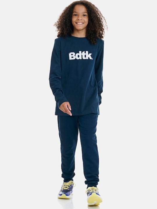 Kids' Shirt Long Sleeve Petrol Blue