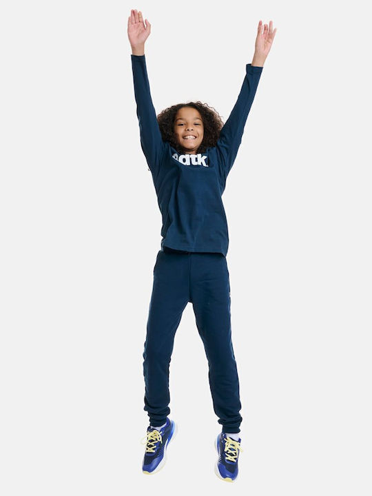 Kids' Shirt Long Sleeve Petrol Blue