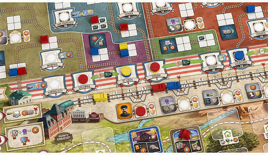 Game Expansion Great Western Trail Rails of the North for 2-4 Players 14+ Years Old (EN) Eggert Spiele