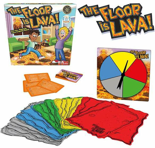Board Game The Floor is Lava for 2-6 Players 5+ Years Old (FR) Goliath Games
