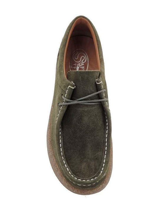 Women's Moccasins in Green Color