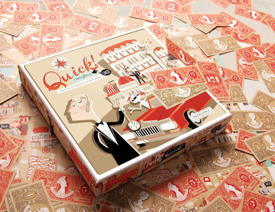 Brettspiel Quick! für 2-6 Spieler 7+ Jahre Marbushka