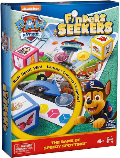 Επιτραπέζιο Παιχνίδι Paw Patrol Finders Seekers για 2-4 Παίκτες 4+ Ετών (EN) Spin Master