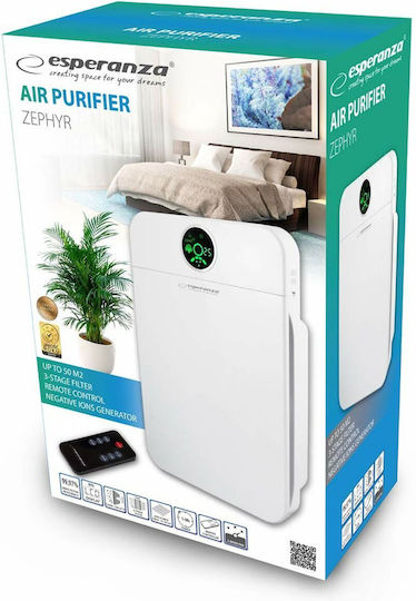 Esperanza Ionizer / Air Purifier 35W for Spaces 50m²