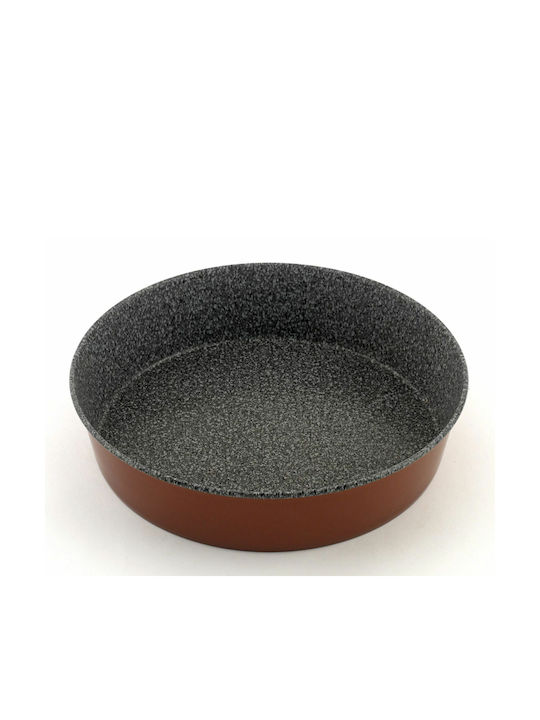 Keystone Aluminum Round Baking Pan with Stone Coating 26cm