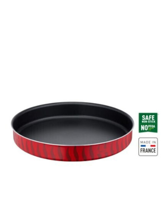 Tefal Flame Aluminum Round Baking Pan with Non-stick Coating 38cm