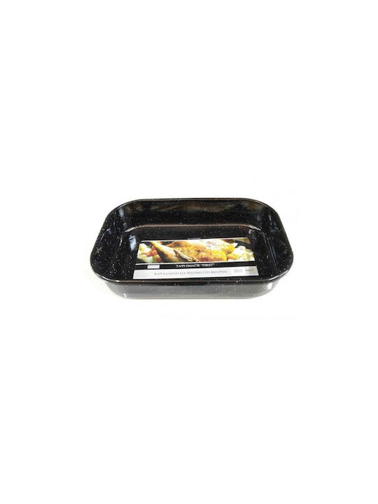Sidirela First Aluminum Rectangular Baking Pan with Enamel Coating 25x38cm