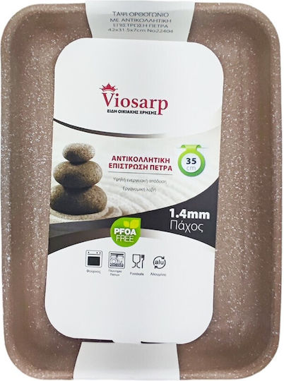 Viosarp Ταψί Αλουμινίου με Επίστρωση από Πέτρα 29.5x37cm