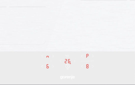 Gorenje Επαγωγική Εστία Αυτόνομη με Λειτουργία Κλειδώματος 59.5x52εκ. Λευκή
