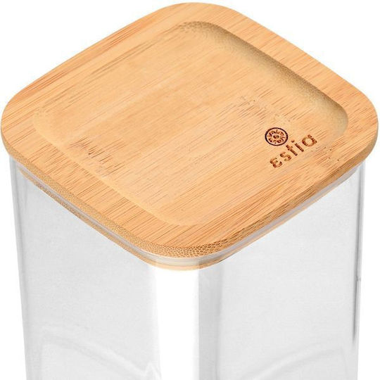 Estia ESSENTIALS Ваза за Обща Употреба с Капак Пластмасова Прозрачна 1700ml